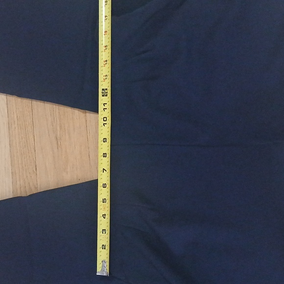 PANTS BY JM COLLECTION DARK BLUE SIZE 14 - Picture 7 of 12